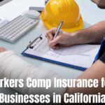 a worker signing Workers Compensation Insurance for Small Businesses in California