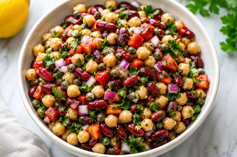 Mediterranean Bean Salad