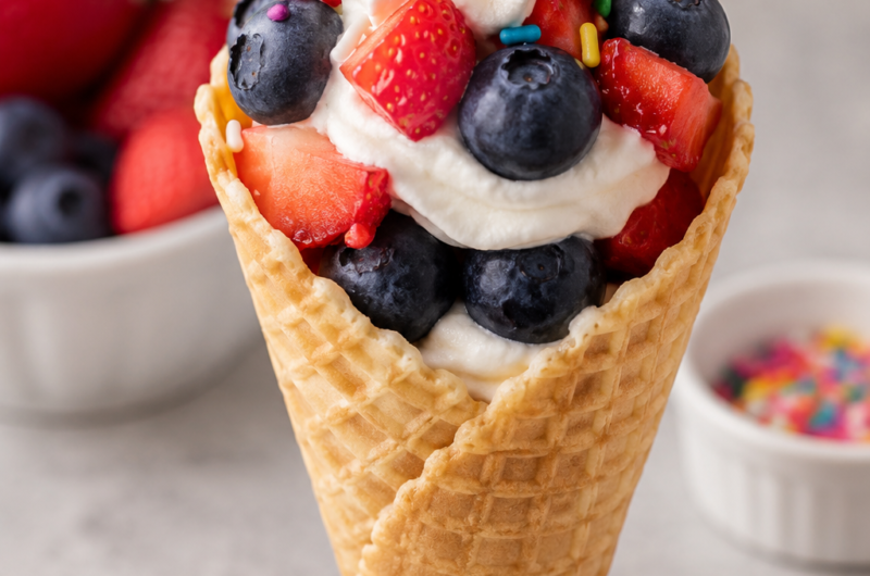 Fruit Cream Cones