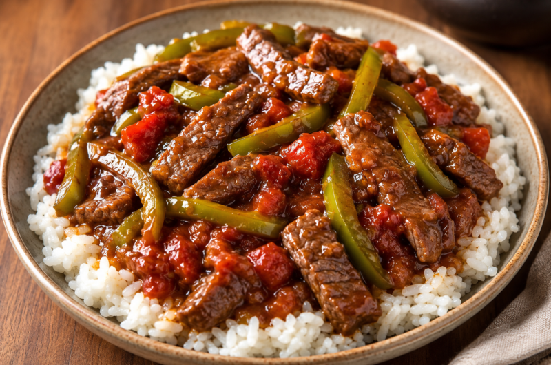 High Protein Steak and Rice